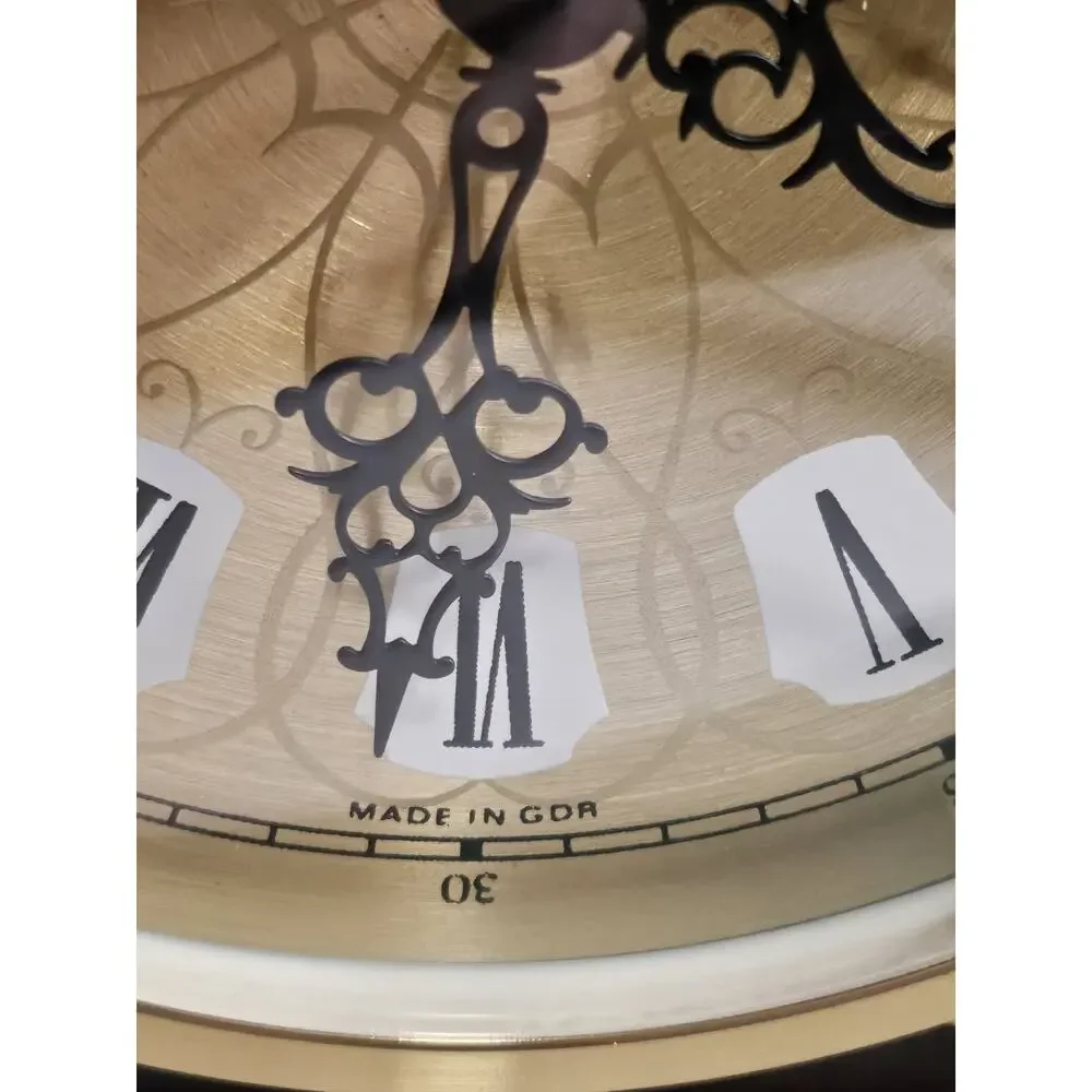Vintage Weimar Clock German Democratic Republic (East Germany) Quartz Mantle